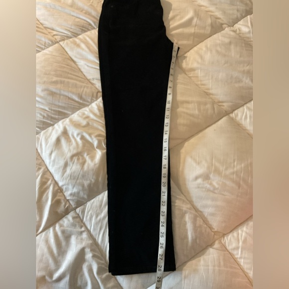 KATE SPADE Broome Street 27 Stretch Velveteen Pant Straight Leg Black - Picture 13 of 14